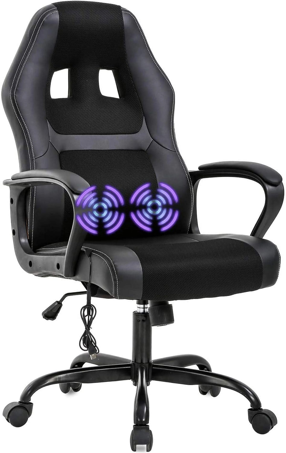 Black Executive Chair with Lumbar Support L20399