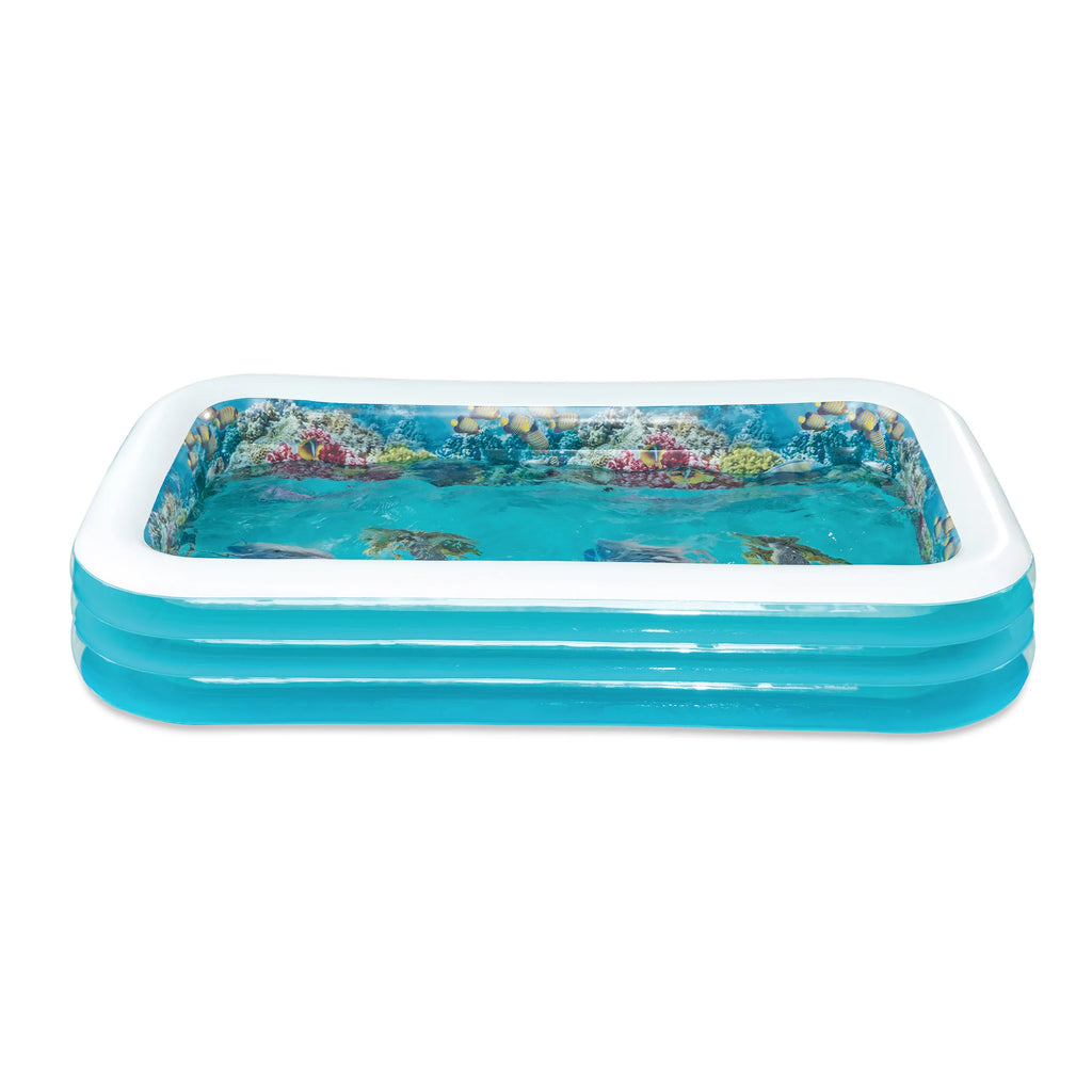 Inflatable Dolphin 3D Family Pool O9452