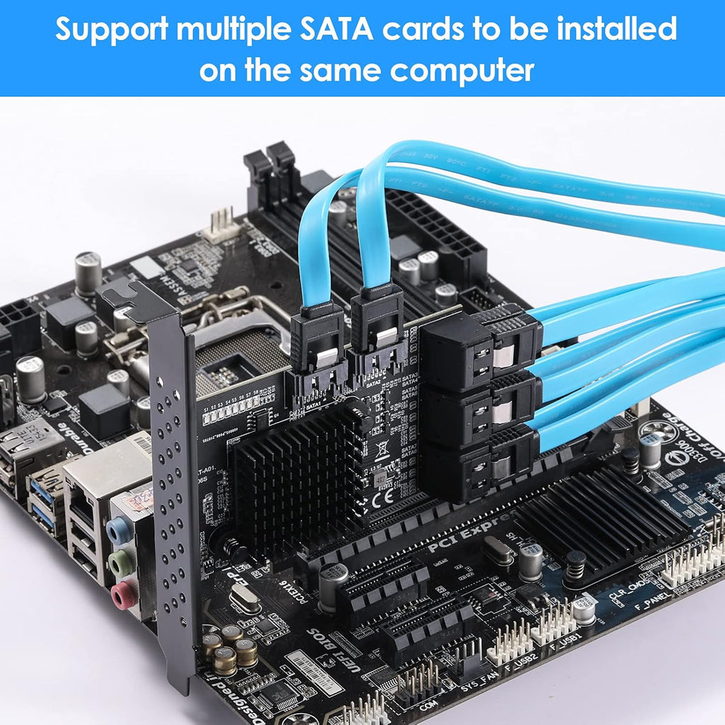 PCIe SATA Card 8 Ports SATA 3.0 Expansion Card C59248