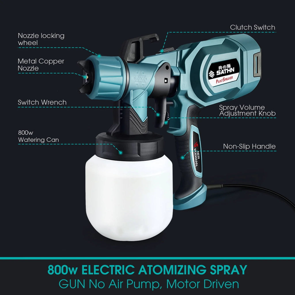 800W Electric HVLP Paint Sprayer J53753
