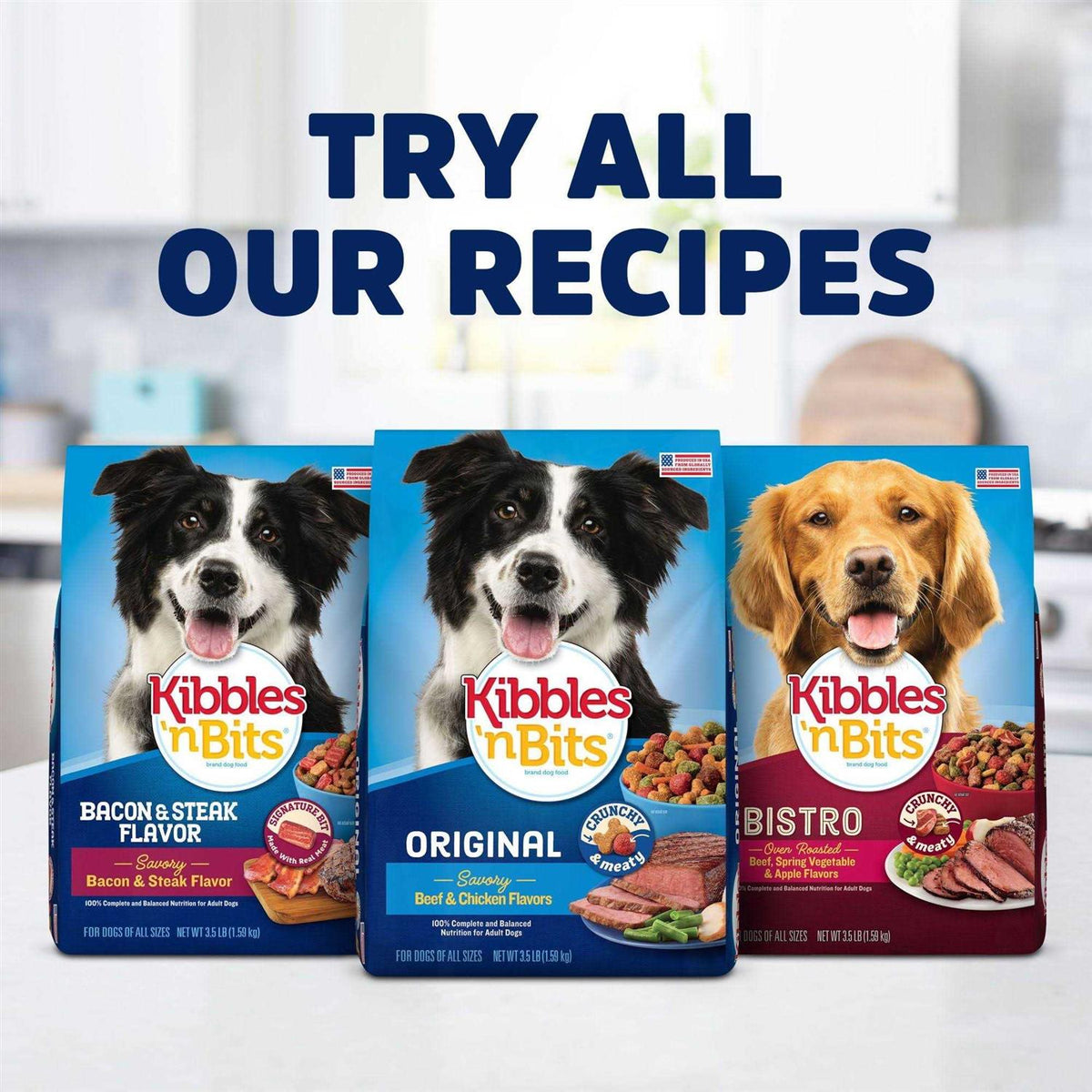 Bacon & Steak Dry Dog Food Z197493