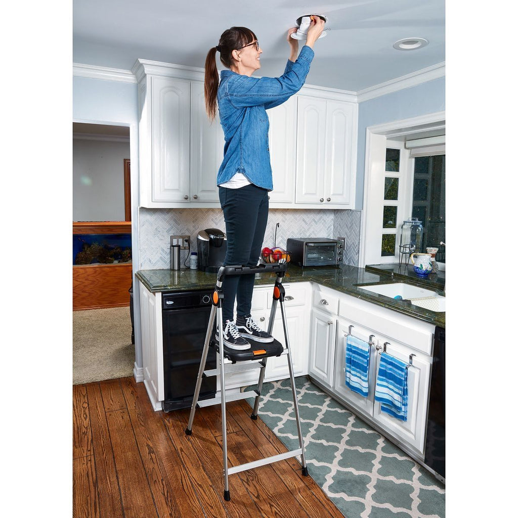 3-Step Aluminum Step Stool L755849