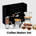 Pour Over Coffee Maker 7pcs Gift Set with Manual Grinder, Kettle, Dripper, Cups, Filters B147964