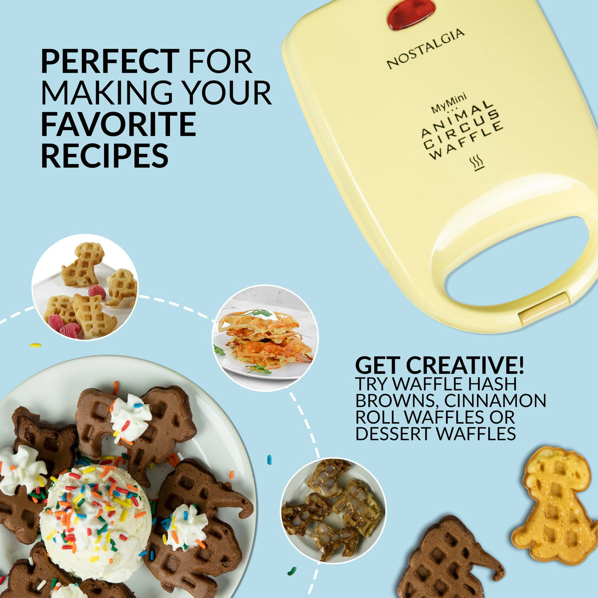 Yellow Animal Waffle Maker Z354468