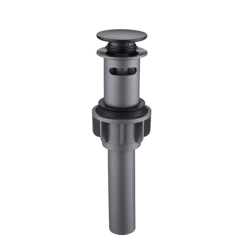4 in. Centerset 2-Handle High-Arc Bathroom Faucet in Matte Black O13782