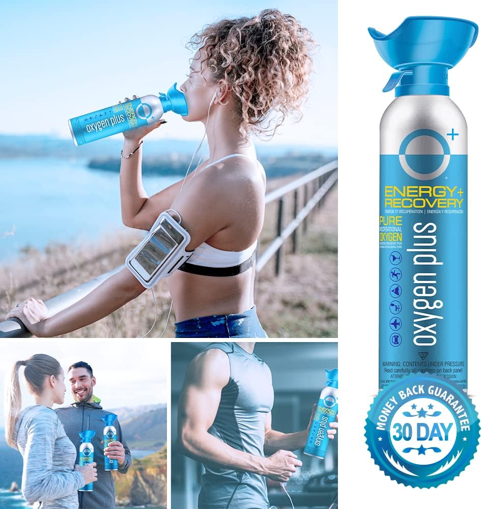 99.5% Pure Recreational Oxygen Cans 3 Biggi and 3 Skinni Canisters X91390