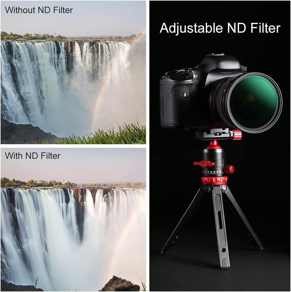 82mm Variable ND Filter ND8-ND128 Camera Lens Y25644