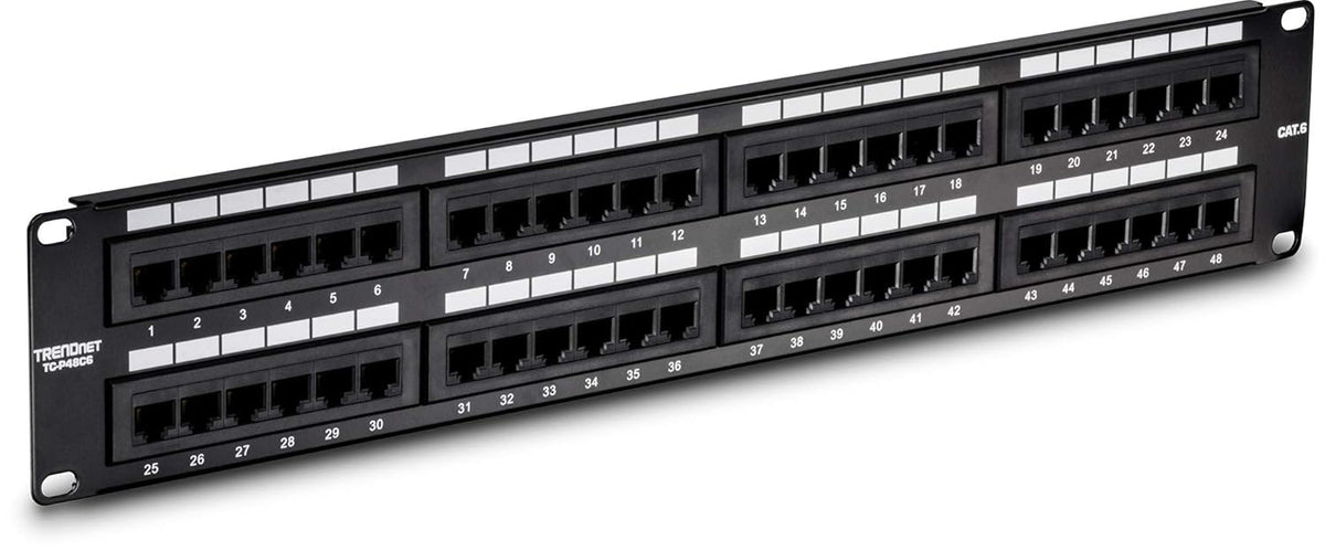 48-Port Cat6 Unshielded Patch Panel E4613