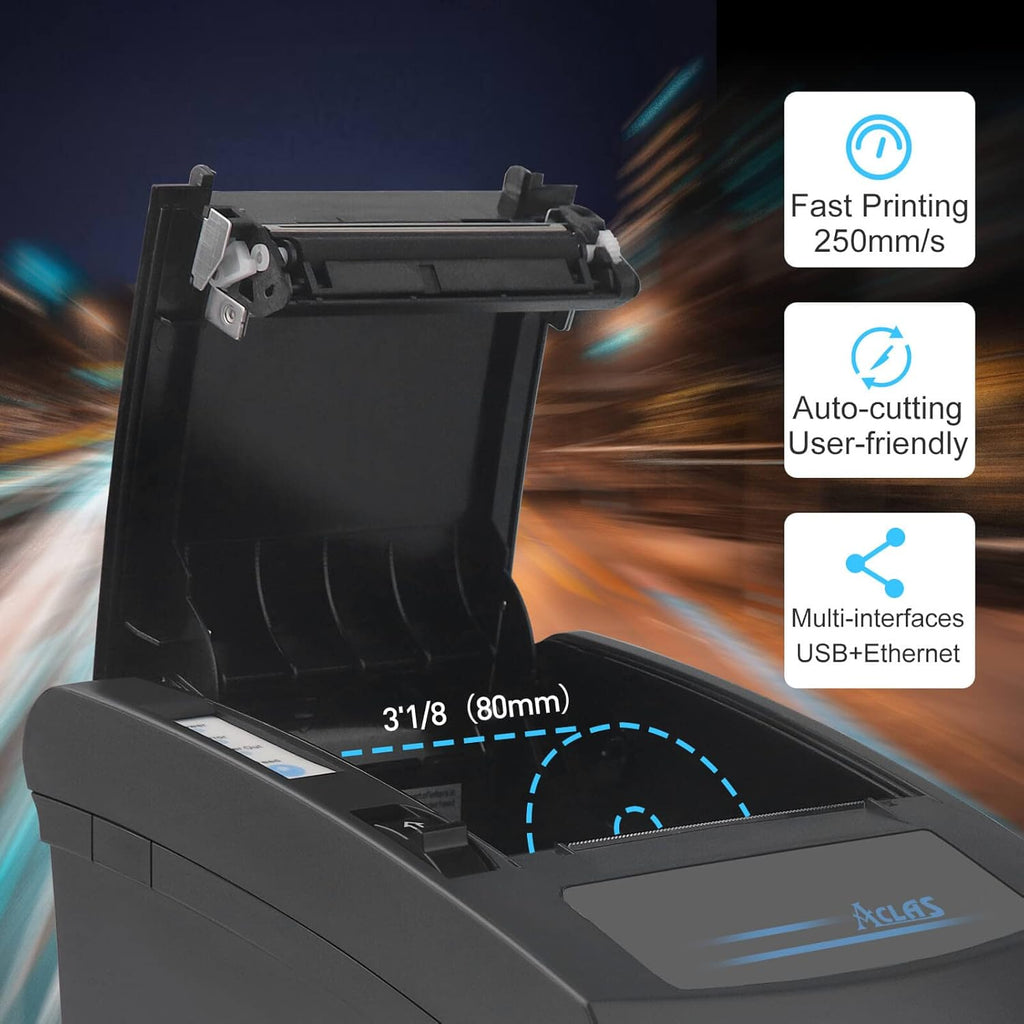 Thermal Receipt Printer 80mm with Auto Cutter B760