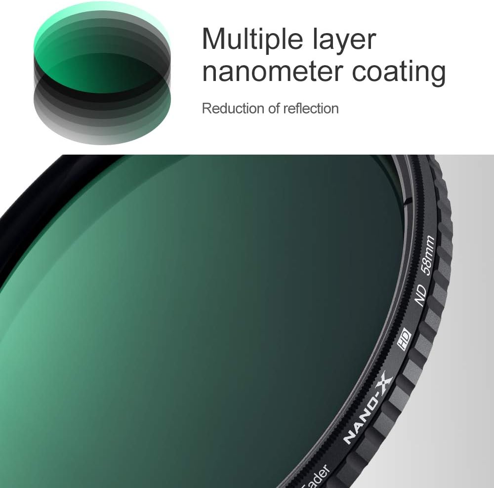 82mm Variable ND Filter ND8-ND128 Camera Lens Y25644