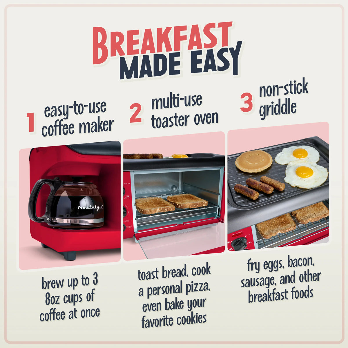 3-in-1 Family Size Breakfast Station I914795