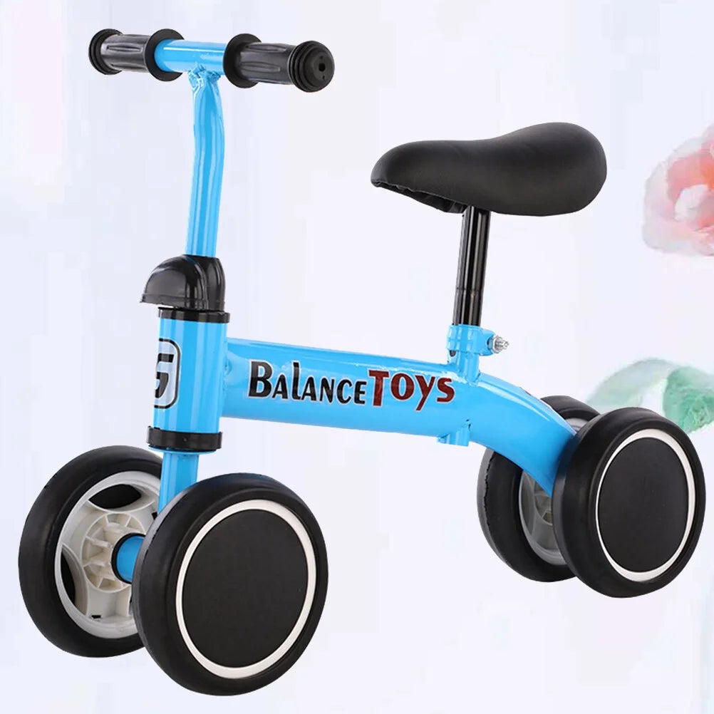 4 Wheels Blue Balance Bike A45299
