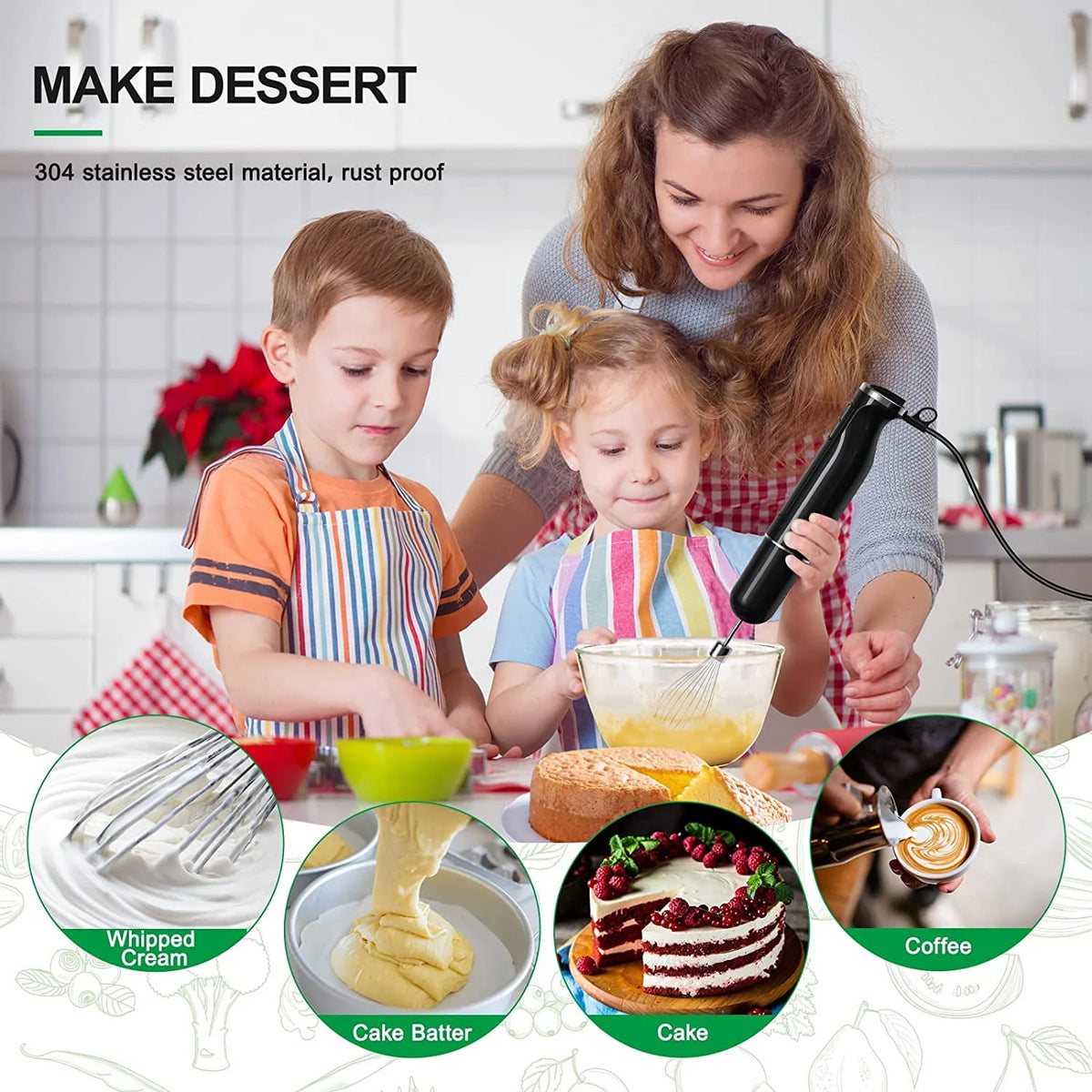 500 Watt 8 Speed Immersion Hand Blender I6954