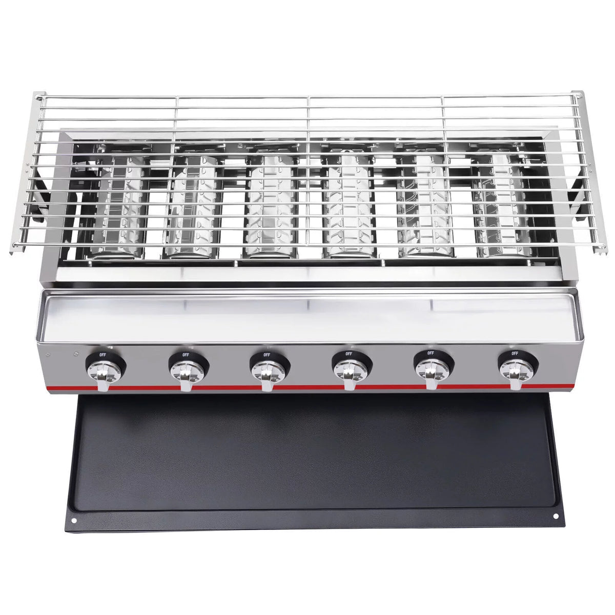 Stainless Steel 6 Burner Gas BBQ Grill Y508
