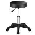 Adjustable Hydraulic Rolling Swivel Massage Bar Stool Black T734813
