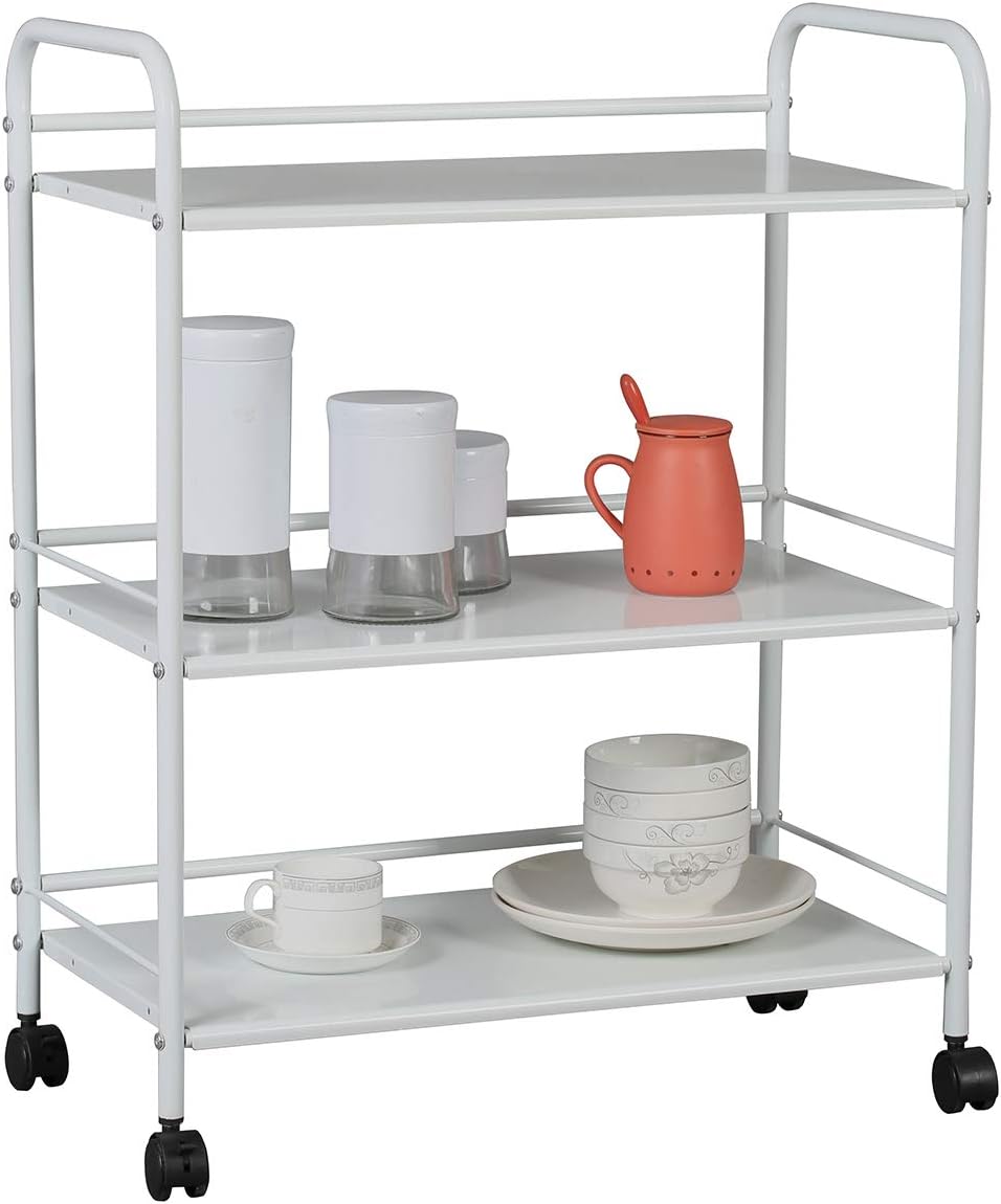 4-Tier Metal Rolling Utility Cart C278