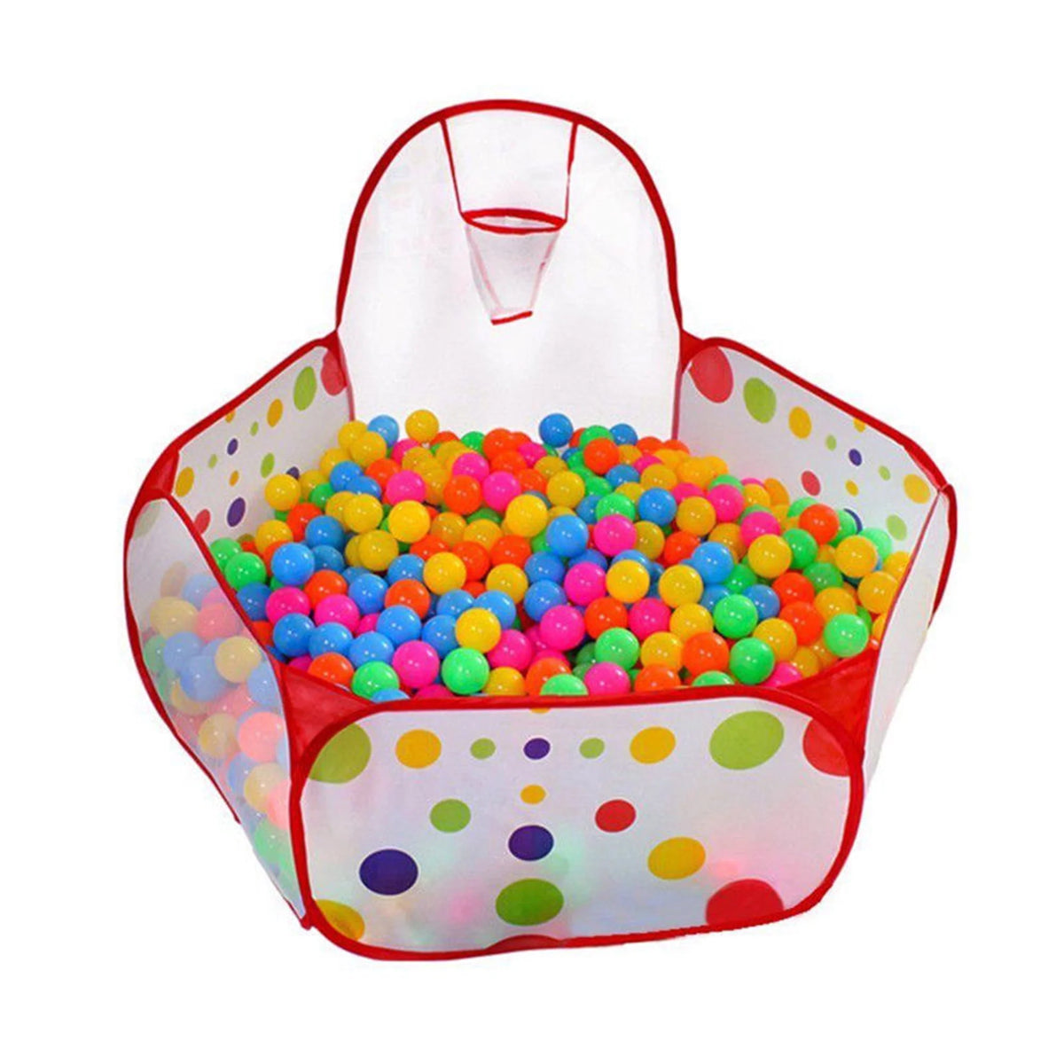 Baby Ball Pit Play Tent with Basketball Hoop Y12004