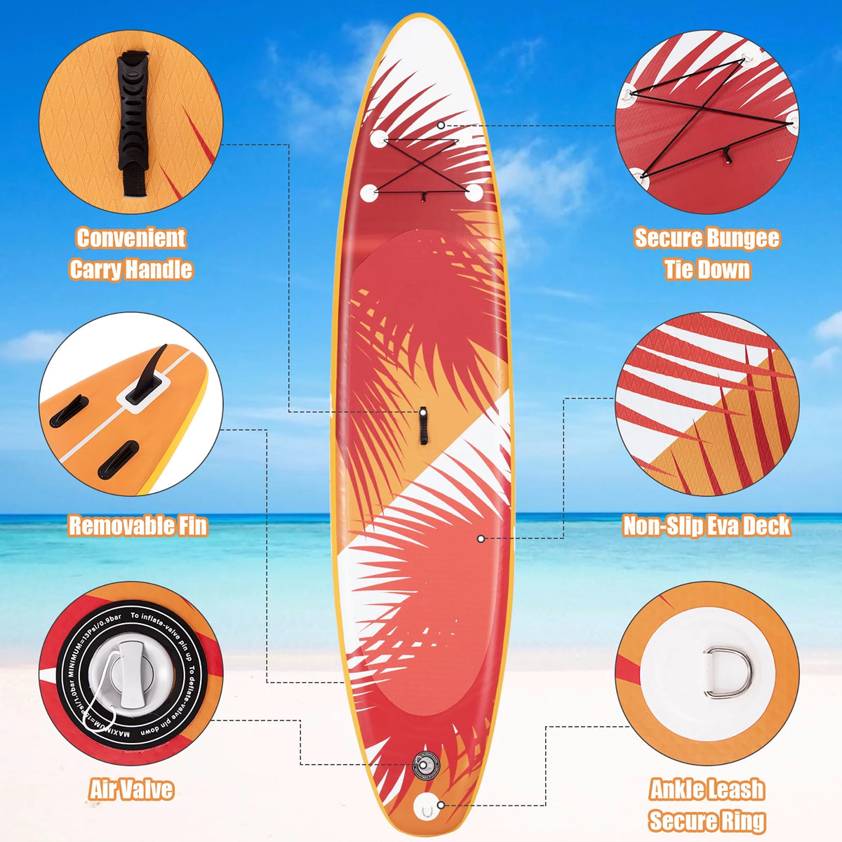 10.5' Inflatable Stand Up Paddle Board A914