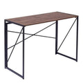 Black Folding Computer Desk Q272