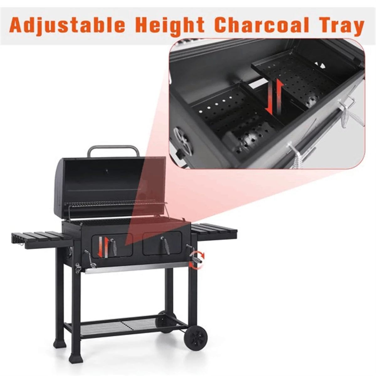 Charcoal Grill Portable BBQ Grill T5845