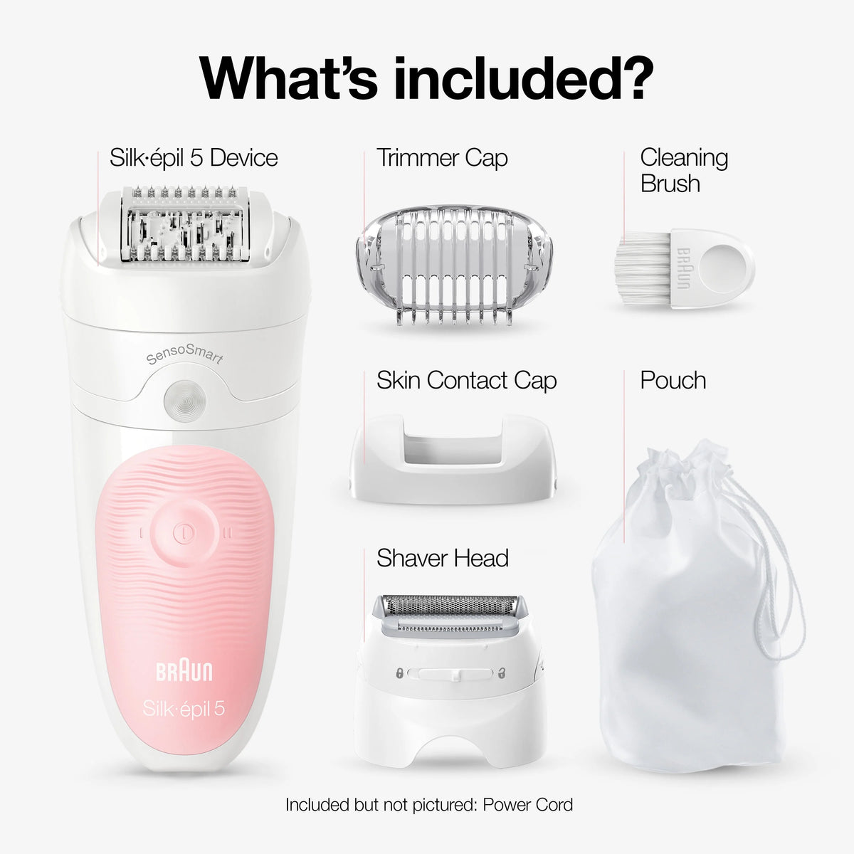 White Pink Epilator B969708