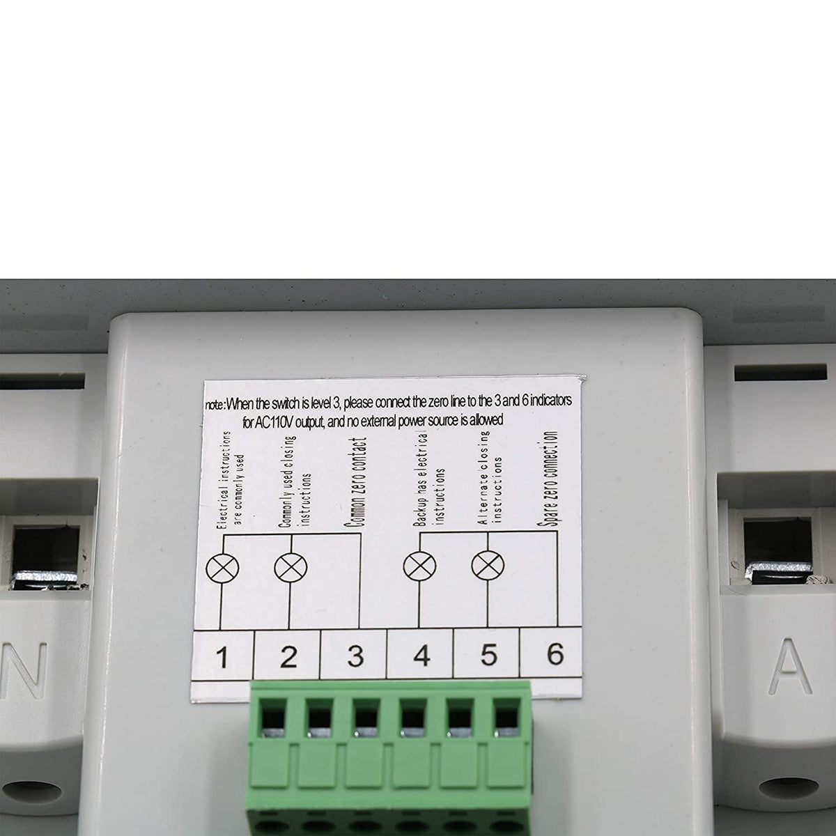 110V 63A Automatic Transfer Switch T85159
