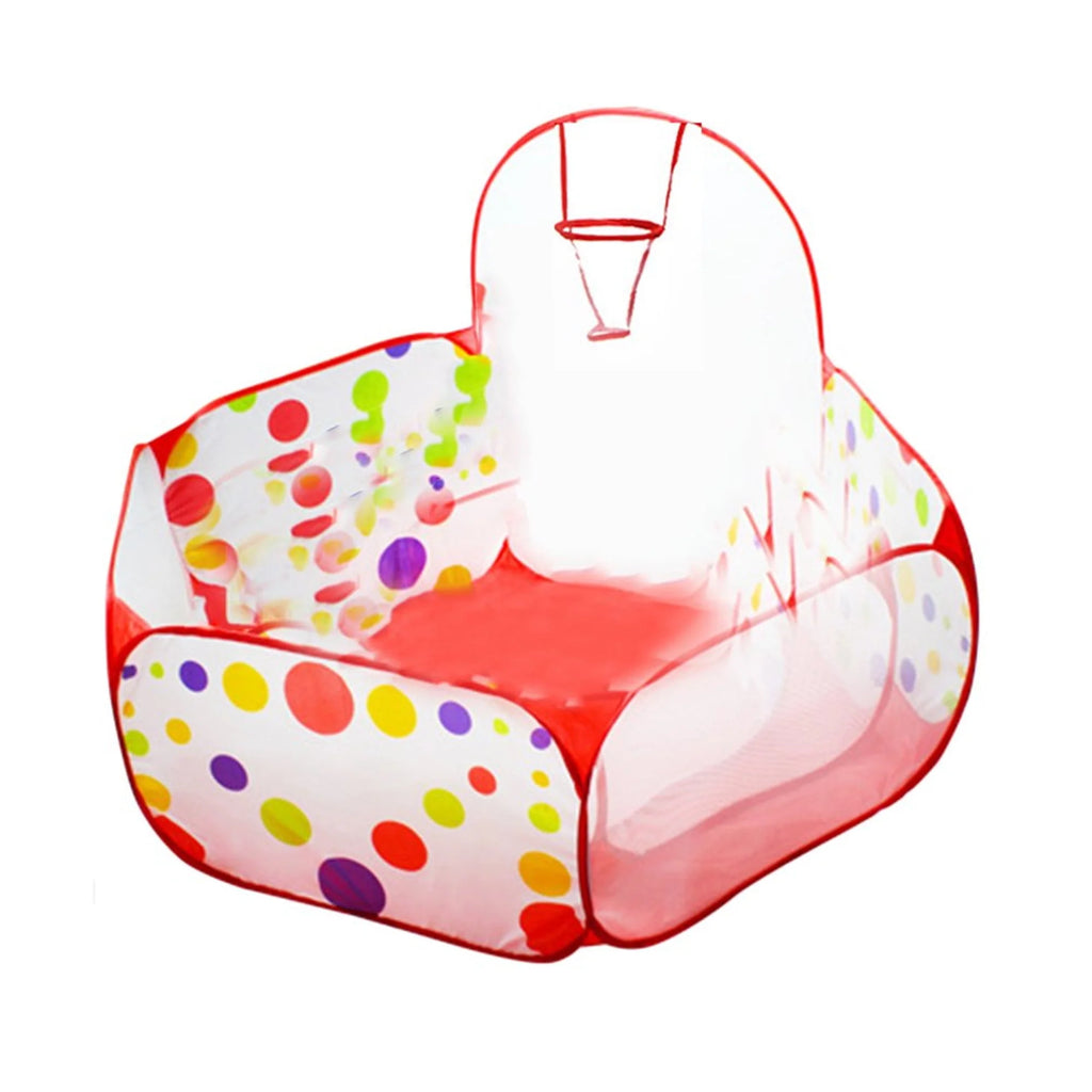 Baby Ball Pit Play Tent with Basketball Hoop Y12004