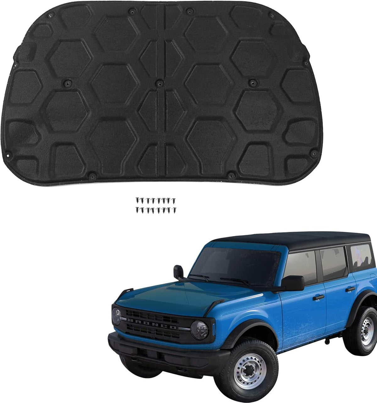 Cotton Car Hood Soundproof Mat Pack of 2 K120535
