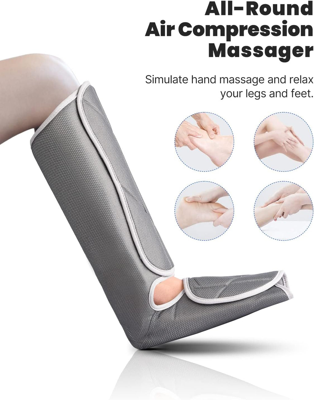 Leg Massager with Handheld Controller 3 Intensity 2 Modes T22346
