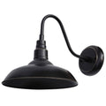 Black 1-Light Outdoor Wall-Light N846