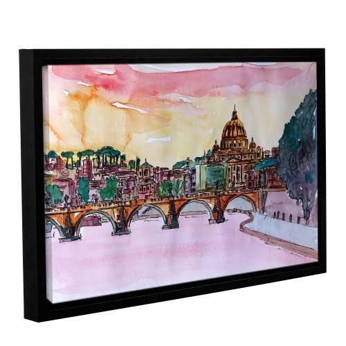 Rome Italy Sunset on River Tiber Y60292