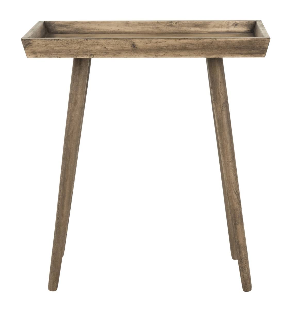 Brown Accent Table J337