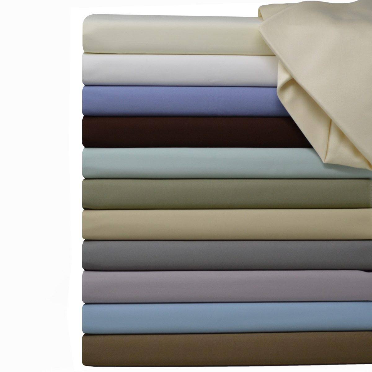 California King Fitted Sheet 600 Thread Count Ivory D78245