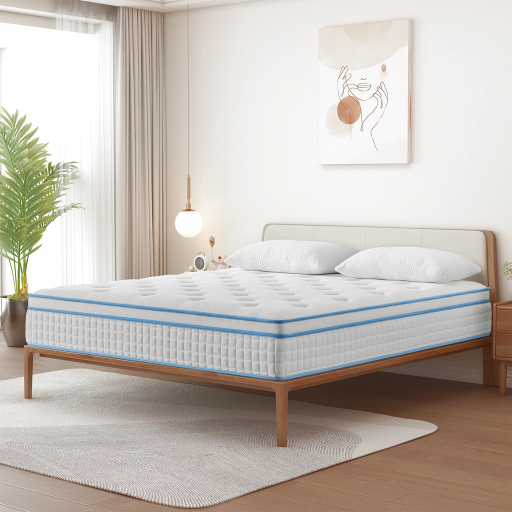 Queen 14 Inch Hybrid Gel Memory Foam Pocket Innerspring Mattress R70645