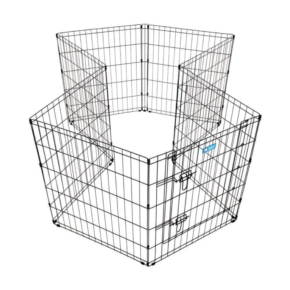 Pet Exercise Pen with Dual Latch Door Y769163