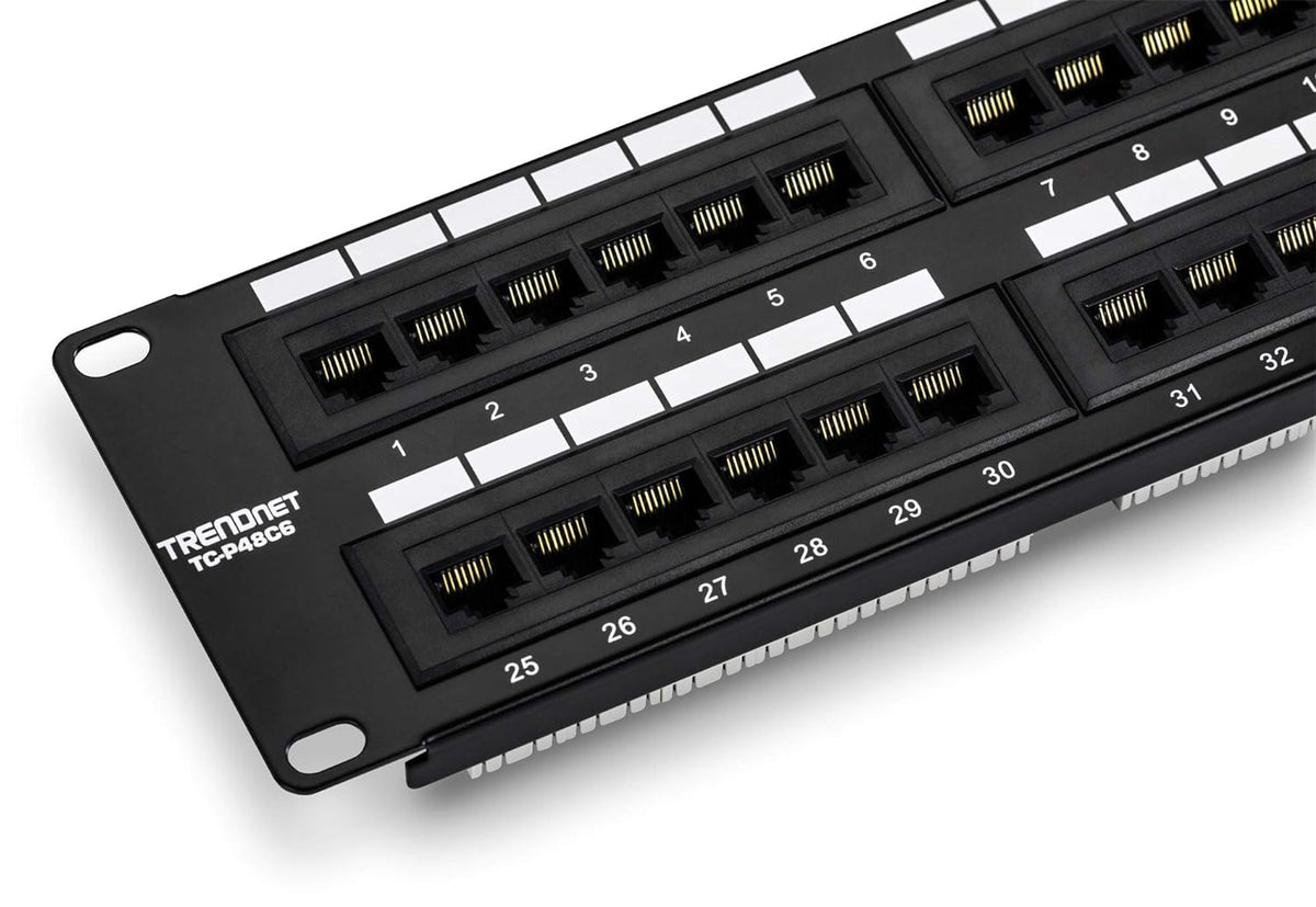 48-Port Cat6 Unshielded Patch Panel E4613