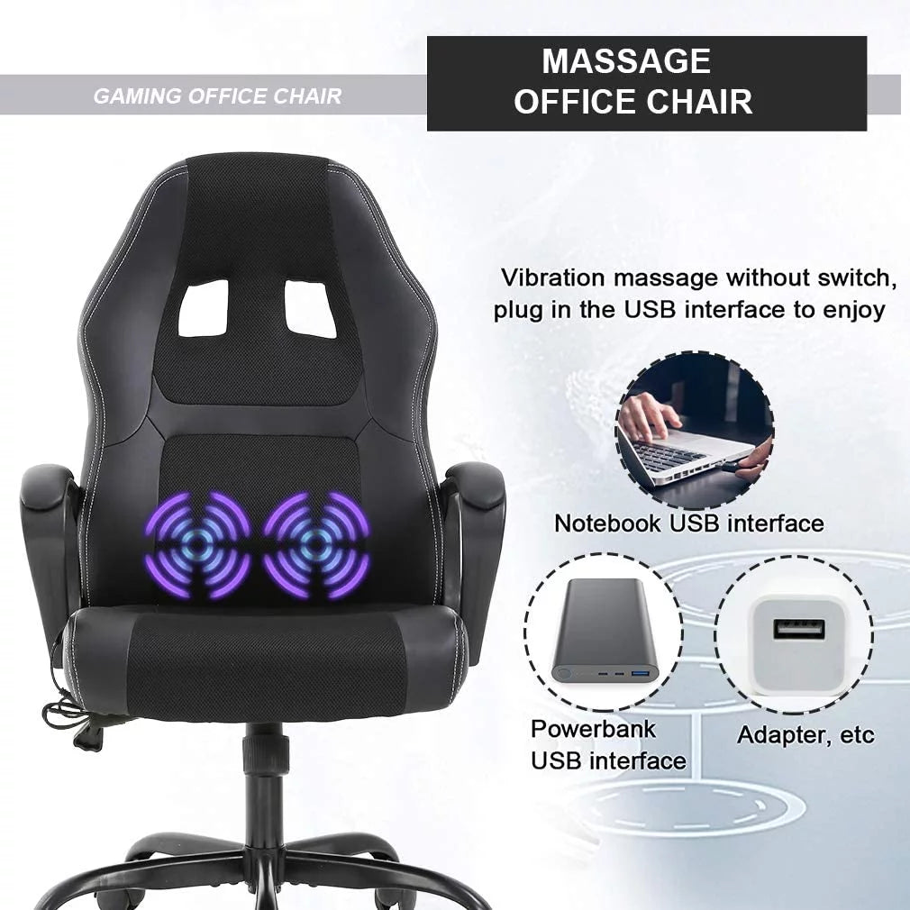 Black Executive Chair with Lumbar Support L20399