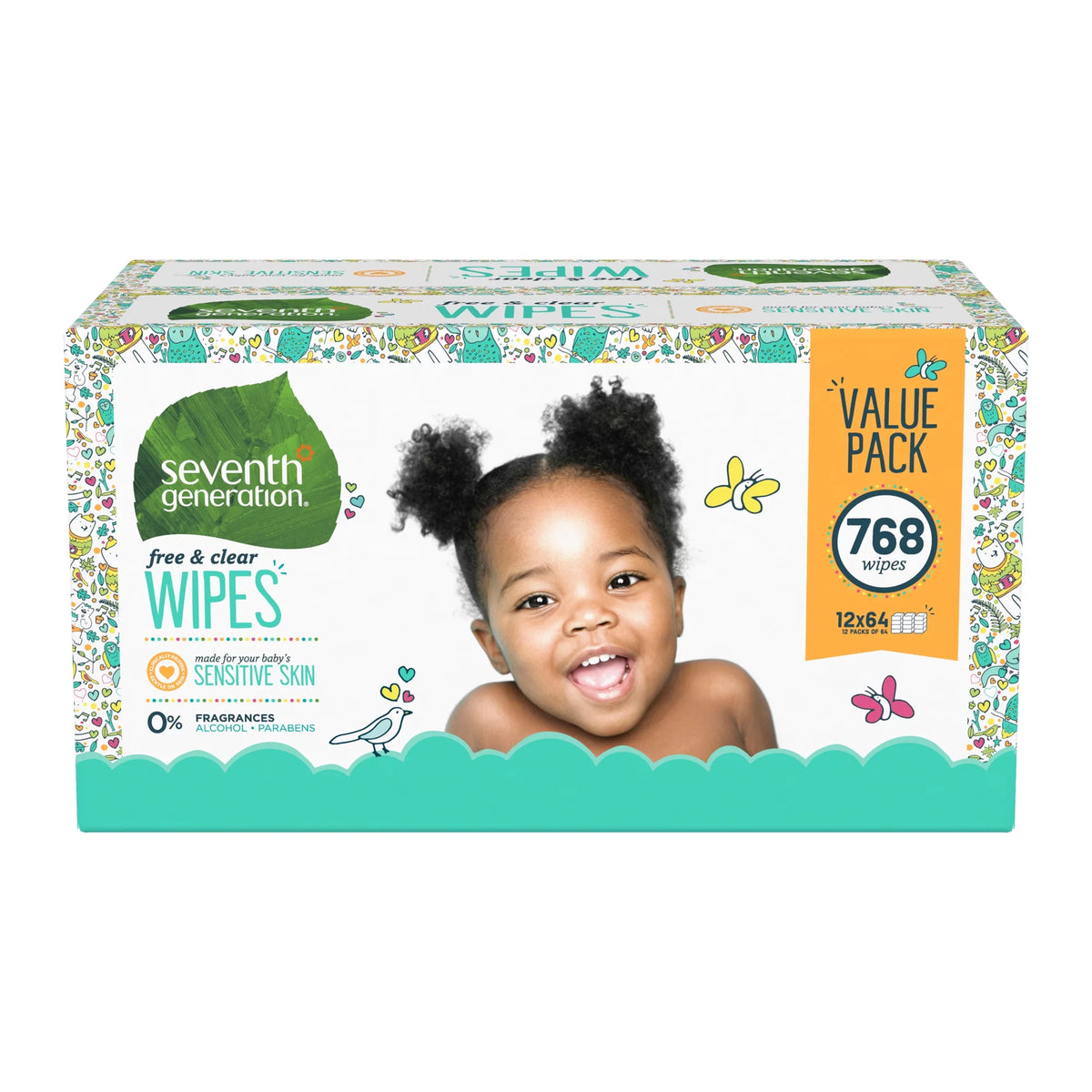 Baby Wipes Sensitive Protection 768 Count H77600
