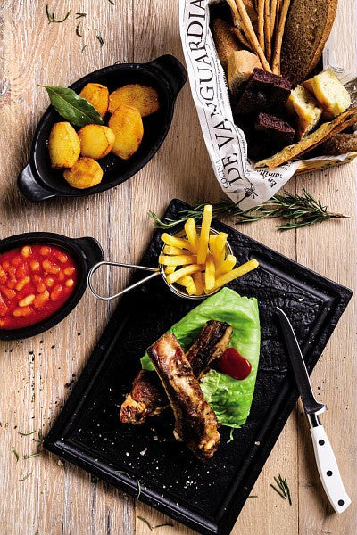 Black Bread Plate C85405