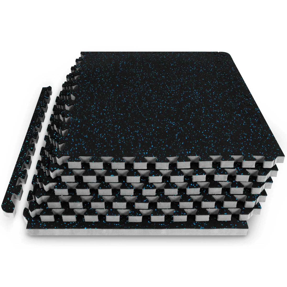 Blue 3/4-in Exercise Puzzle Mat 6 Tiles M83296