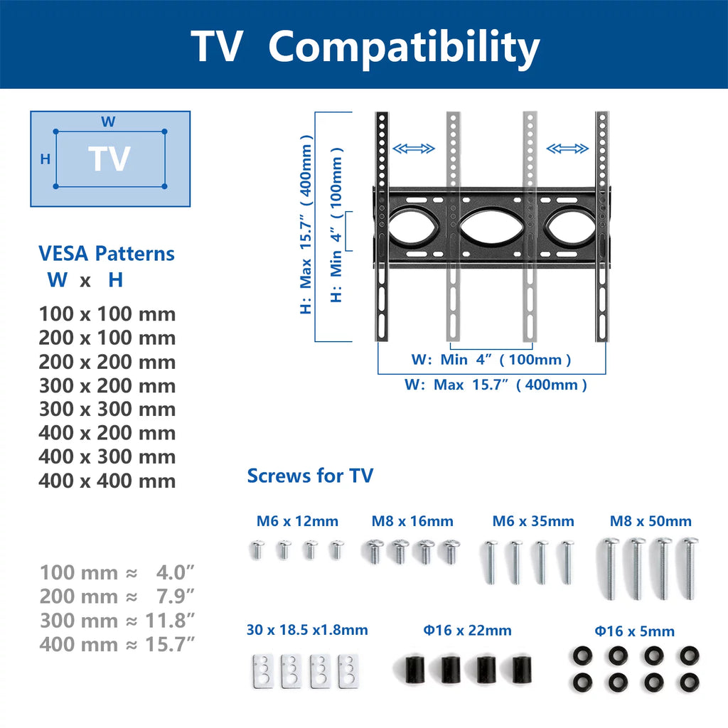 Black Metal Floor TV Stand up to 65 inch B554797