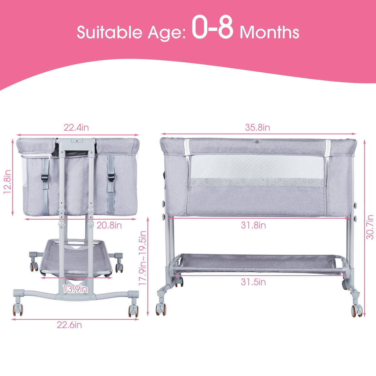 Baby Bassinet Bedside Sleeper K785492