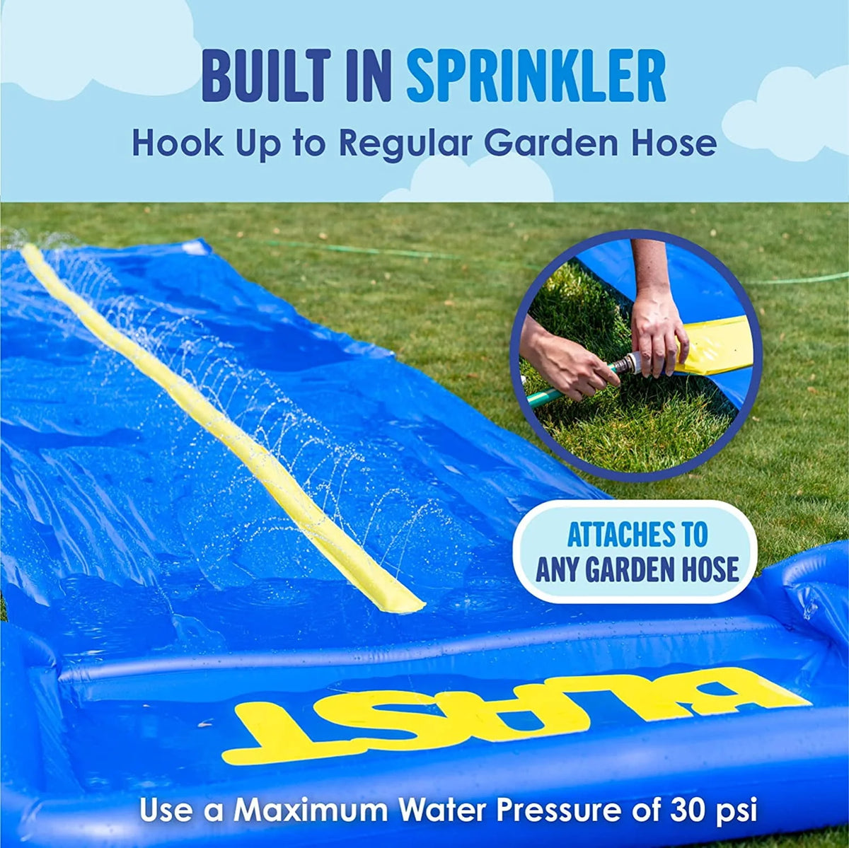 30' Waterslide with Splash Zone U581