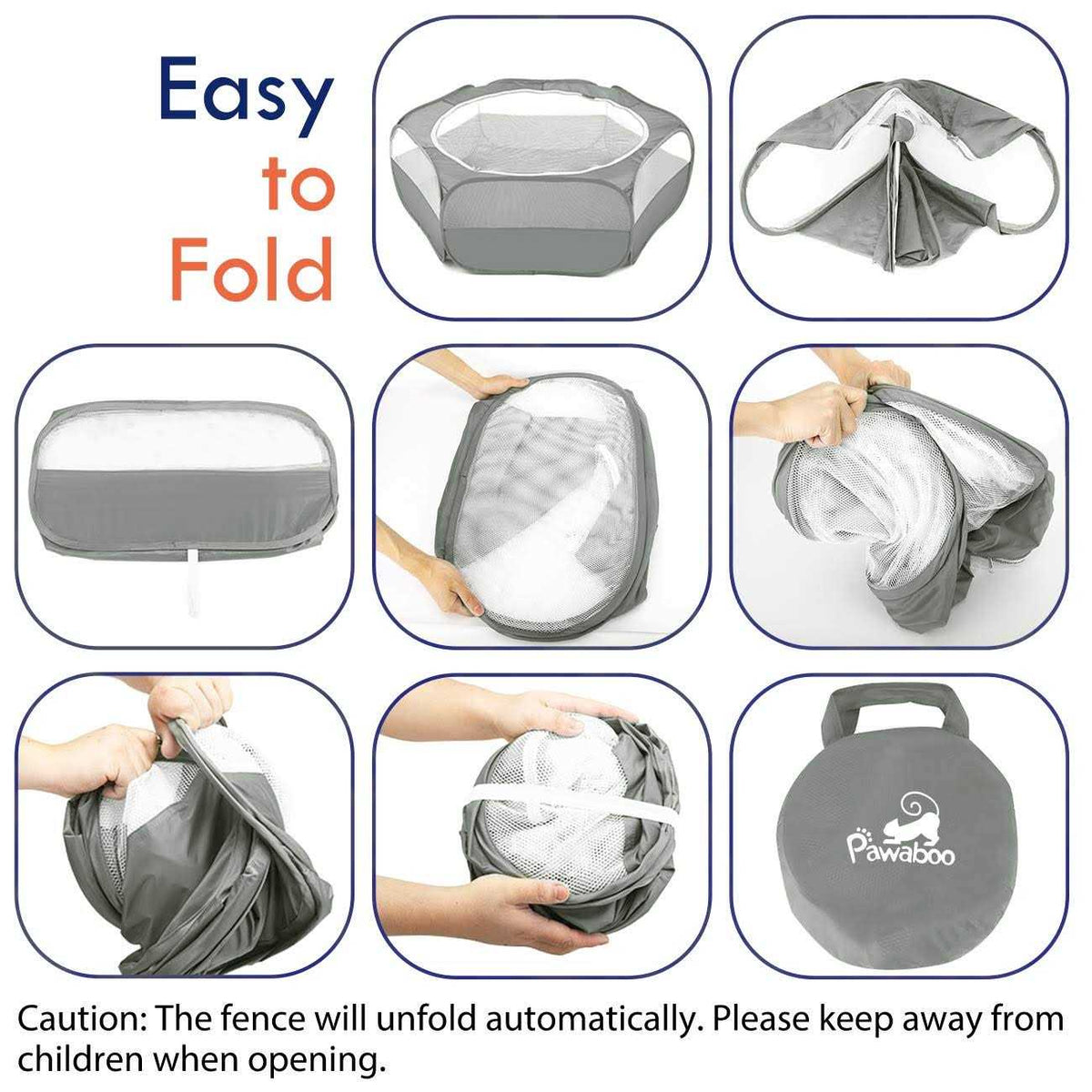 Small Animals Playpen with Zippered Cover J42404