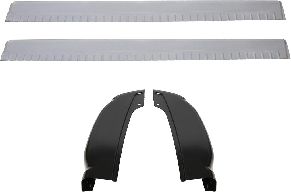 Lower Slip-On Metal Rocker Panels and Cab Corners (Pair) L97878