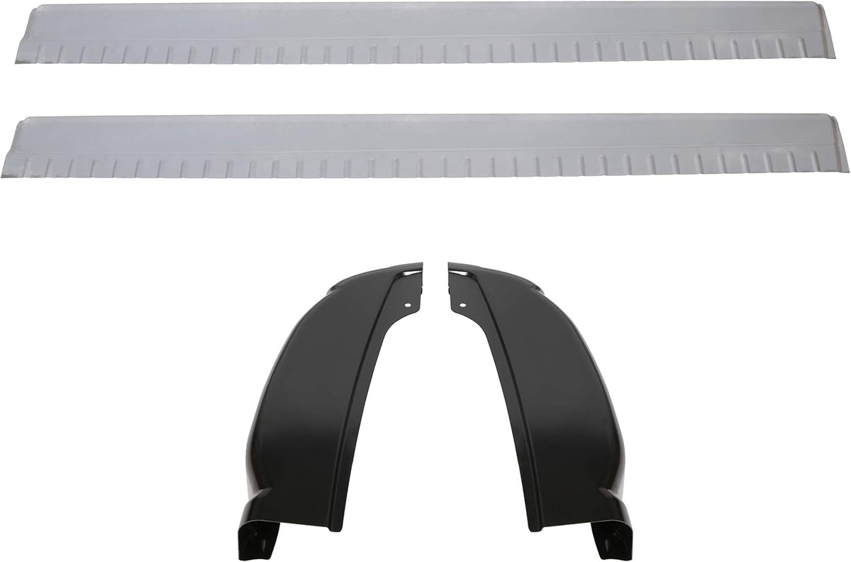Lower Slip-On Metal Rocker Panels and Cab Corners (Pair) L97878