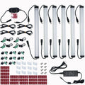 Under Cabinet LED Lighting Kit Plug In, 6 Pcs 12 Inches N538