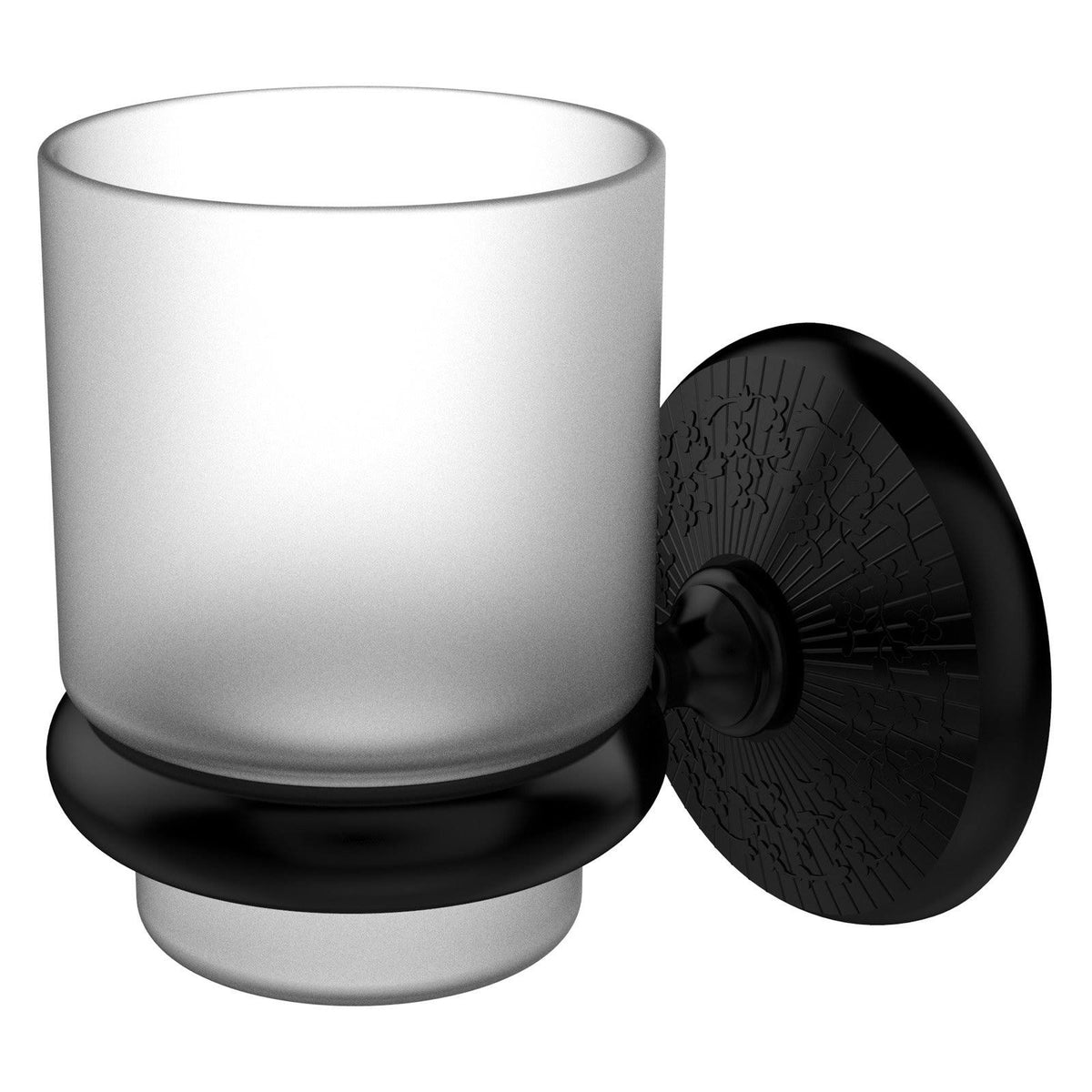 Wall Mounted Tumbler Holder Matte Black R75560