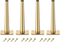 4 Pcs 6 Inch Matte Black Furniture Legs F940815