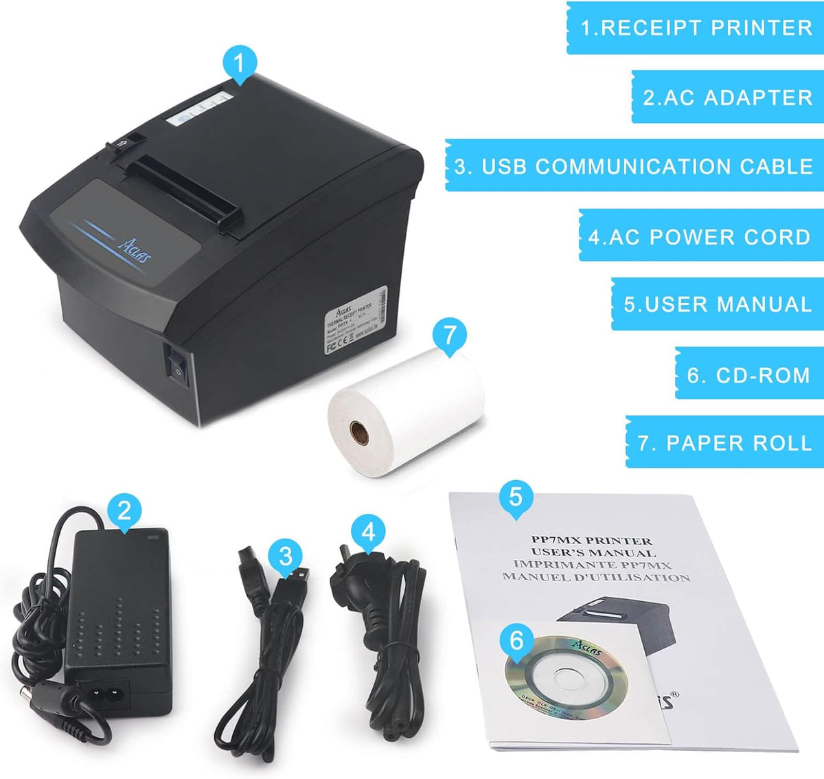 Thermal Receipt Printer 80mm with Auto Cutter B760